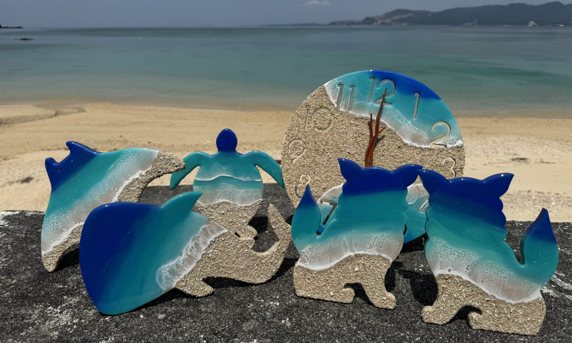 レジンアート体験　沖縄